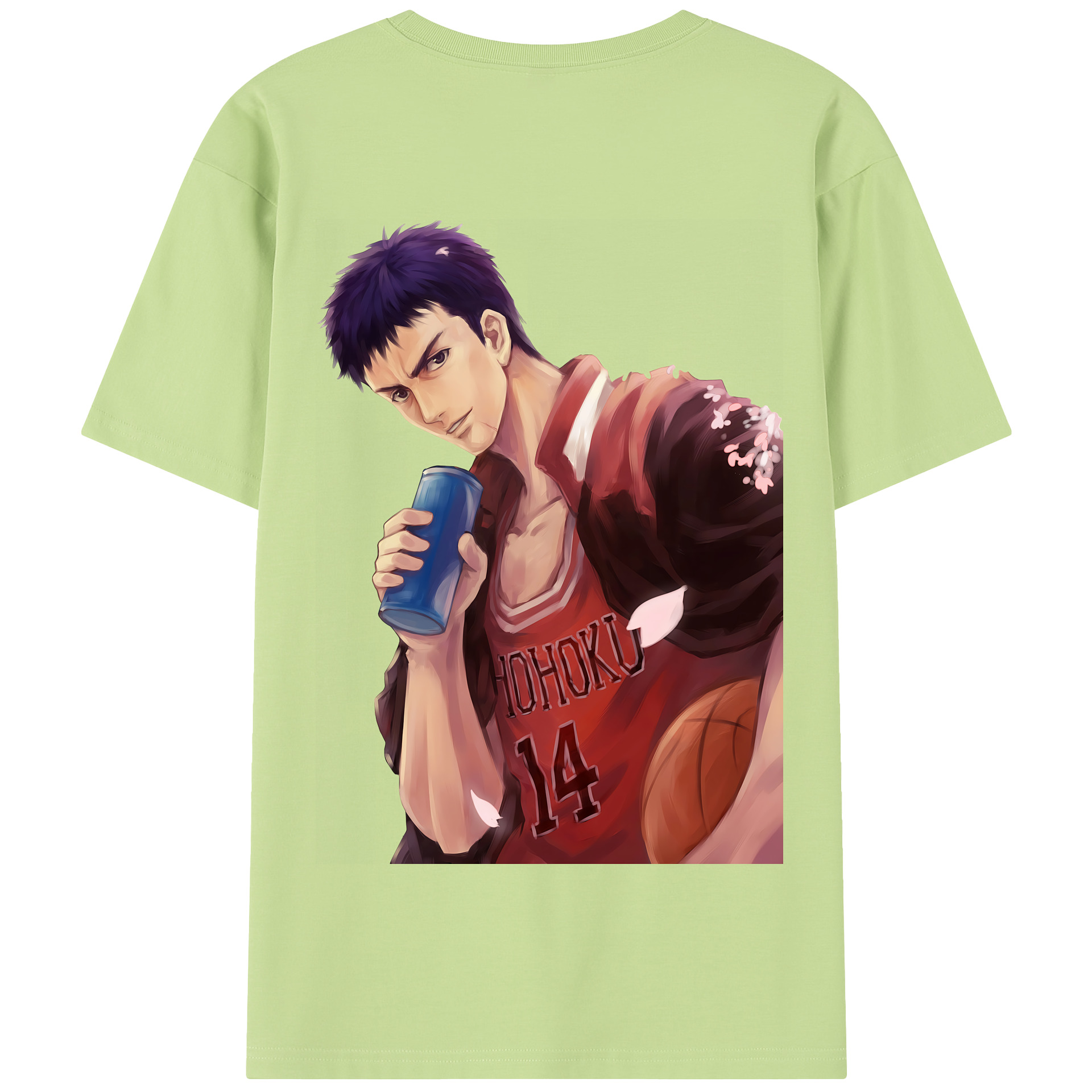 SLAM DUNK／スラムダンク 綿100％半袖Tシャツ（背面プリント）